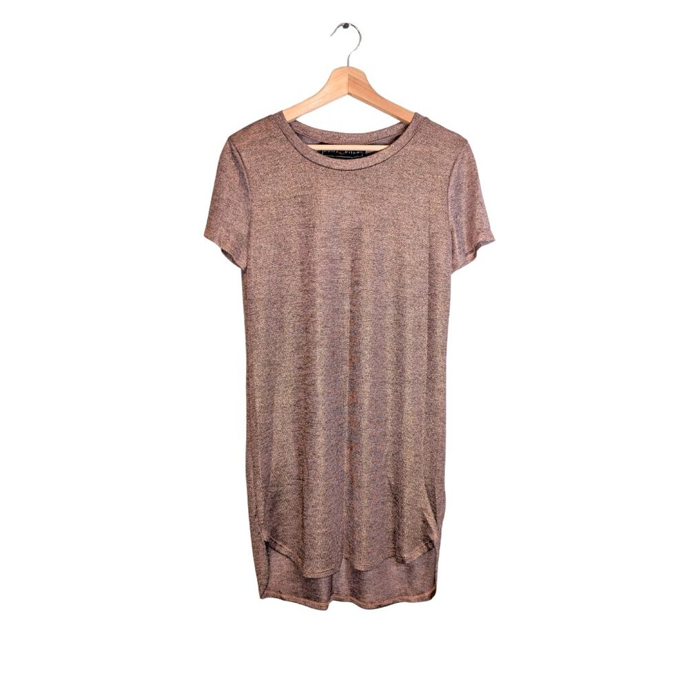 NWT Polly & Esther T Shirt Dress Mini Pink Size Large